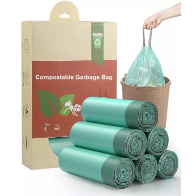 compostable drawstring trash bags