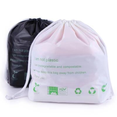 100% Compostable Drawstring Bags